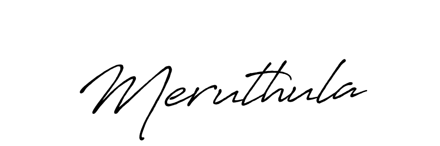 Similarly Antro_Vectra_Bolder is the best handwritten signature design. Signature creator online .You can use it as an online autograph creator for name Meruthula. Meruthula signature style 7 images and pictures png