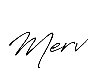 Also You can easily find your signature by using the search form. We will create Merv name handwritten signature images for you free of cost using Antro_Vectra_Bolder sign style. Merv signature style 7 images and pictures png