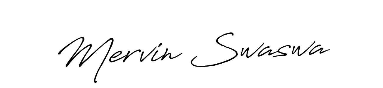 Similarly Antro_Vectra_Bolder is the best handwritten signature design. Signature creator online .You can use it as an online autograph creator for name Mervin Swaswa. Mervin Swaswa signature style 7 images and pictures png