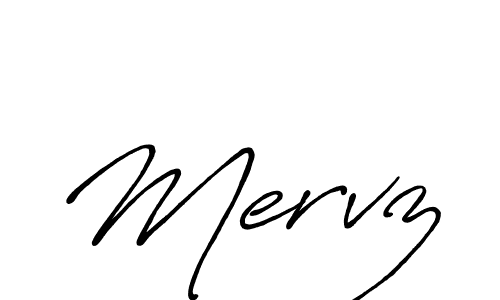 Also You can easily find your signature by using the search form. We will create Mervz name handwritten signature images for you free of cost using Antro_Vectra_Bolder sign style. Mervz signature style 7 images and pictures png