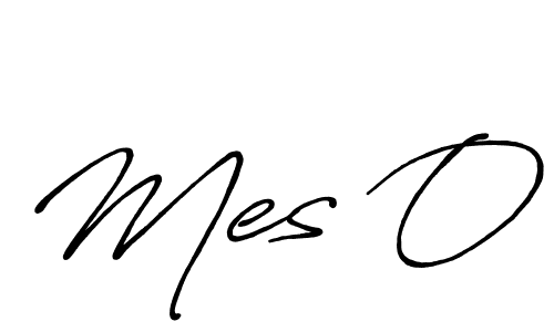 It looks lik you need a new signature style for name Mes O. Design unique handwritten (Antro_Vectra_Bolder) signature with our free signature maker in just a few clicks. Mes O signature style 7 images and pictures png