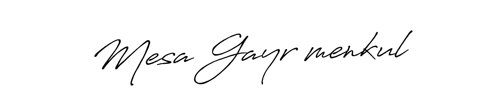 How to make Mesa Gayrşmenkul signature? Antro_Vectra_Bolder is a professional autograph style. Create handwritten signature for Mesa Gayrşmenkul name. Mesa Gayrşmenkul signature style 7 images and pictures png