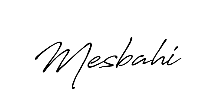 Also we have Mesbahi name is the best signature style. Create professional handwritten signature collection using Antro_Vectra_Bolder autograph style. Mesbahi signature style 7 images and pictures png