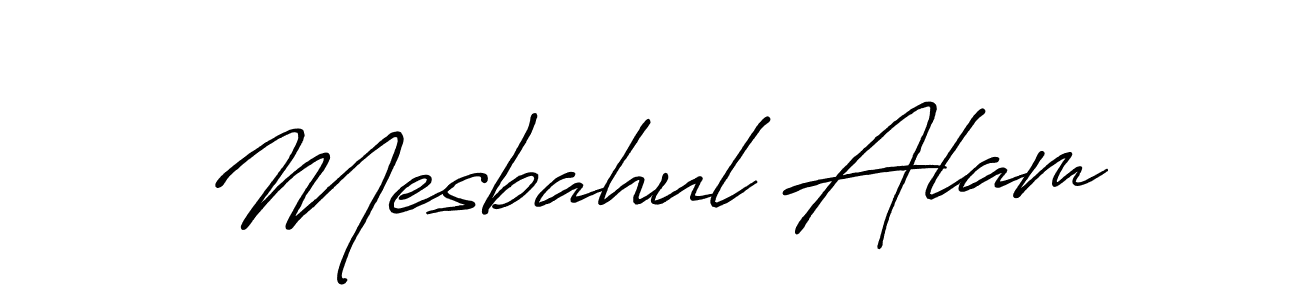 It looks lik you need a new signature style for name Mesbahul Alam. Design unique handwritten (Antro_Vectra_Bolder) signature with our free signature maker in just a few clicks. Mesbahul Alam signature style 7 images and pictures png
