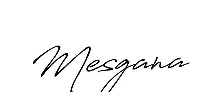 Antro_Vectra_Bolder is a professional signature style that is perfect for those who want to add a touch of class to their signature. It is also a great choice for those who want to make their signature more unique. Get Mesgana name to fancy signature for free. Mesgana signature style 7 images and pictures png