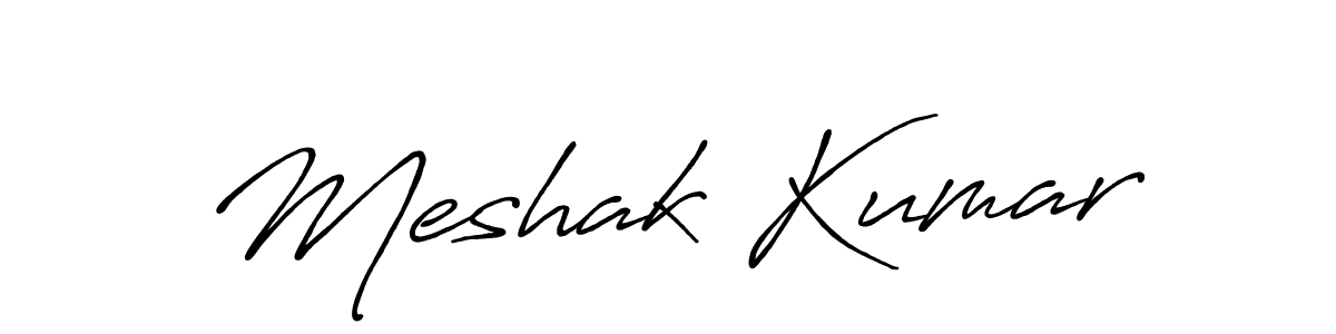 It looks lik you need a new signature style for name Meshak Kumar. Design unique handwritten (Antro_Vectra_Bolder) signature with our free signature maker in just a few clicks. Meshak Kumar signature style 7 images and pictures png