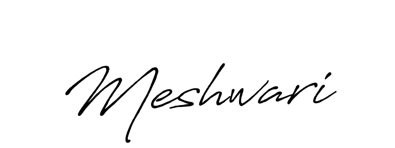 The best way (Antro_Vectra_Bolder) to make a short signature is to pick only two or three words in your name. The name Meshwari include a total of six letters. For converting this name. Meshwari signature style 7 images and pictures png