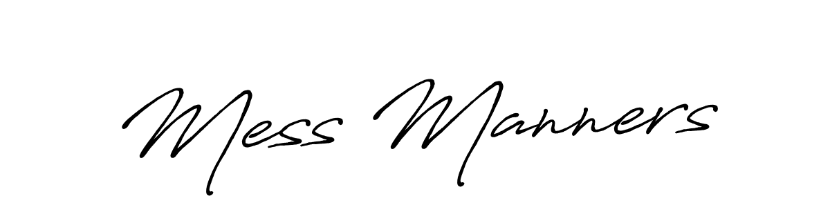 Antro_Vectra_Bolder is a professional signature style that is perfect for those who want to add a touch of class to their signature. It is also a great choice for those who want to make their signature more unique. Get Mess Manners name to fancy signature for free. Mess Manners signature style 7 images and pictures png