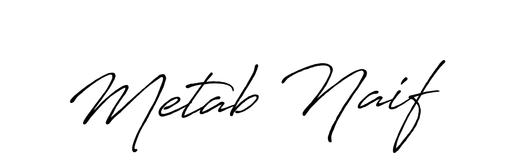 Once you've used our free online signature maker to create your best signature Antro_Vectra_Bolder style, it's time to enjoy all of the benefits that Metab Naif name signing documents. Metab Naif signature style 7 images and pictures png