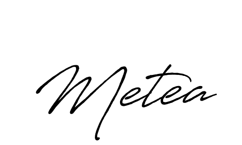 Also we have Metea name is the best signature style. Create professional handwritten signature collection using Antro_Vectra_Bolder autograph style. Metea signature style 7 images and pictures png