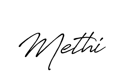 Methi stylish signature style. Best Handwritten Sign (Antro_Vectra_Bolder) for my name. Handwritten Signature Collection Ideas for my name Methi. Methi signature style 7 images and pictures png