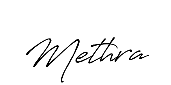 Use a signature maker to create a handwritten signature online. With this signature software, you can design (Antro_Vectra_Bolder) your own signature for name Methra. Methra signature style 7 images and pictures png