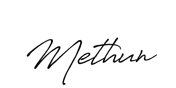 The best way (Antro_Vectra_Bolder) to make a short signature is to pick only two or three words in your name. The name Methun include a total of six letters. For converting this name. Methun signature style 7 images and pictures png