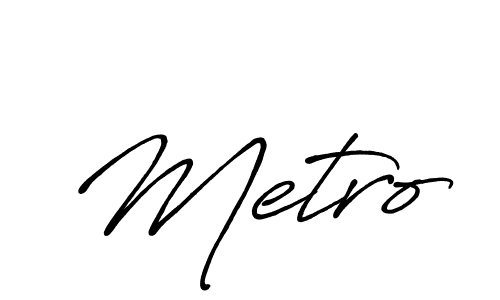 How to make Metro name signature. Use Antro_Vectra_Bolder style for creating short signs online. This is the latest handwritten sign. Metro signature style 7 images and pictures png