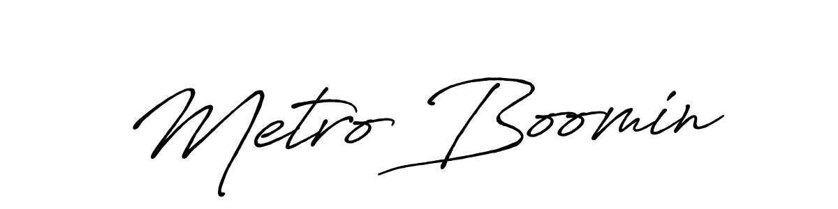 Also we have Metro Boomin name is the best signature style. Create professional handwritten signature collection using Antro_Vectra_Bolder autograph style. Metro Boomin signature style 7 images and pictures png