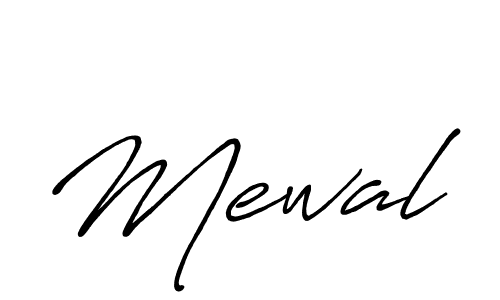 Design your own signature with our free online signature maker. With this signature software, you can create a handwritten (Antro_Vectra_Bolder) signature for name Mewal. Mewal signature style 7 images and pictures png