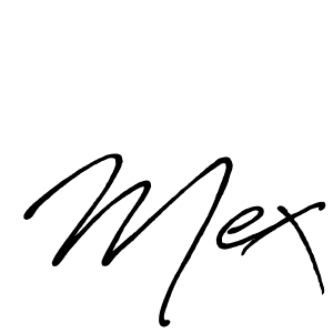 You should practise on your own different ways (Antro_Vectra_Bolder) to write your name (Mex) in signature. don't let someone else do it for you. Mex signature style 7 images and pictures png