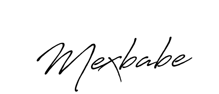 if you are searching for the best signature style for your name Mexbabe. so please give up your signature search. here we have designed multiple signature styles  using Antro_Vectra_Bolder. Mexbabe signature style 7 images and pictures png