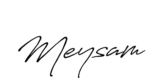 How to make Meysam name signature. Use Antro_Vectra_Bolder style for creating short signs online. This is the latest handwritten sign. Meysam signature style 7 images and pictures png