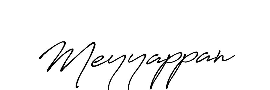 Meyyappan stylish signature style. Best Handwritten Sign (Antro_Vectra_Bolder) for my name. Handwritten Signature Collection Ideas for my name Meyyappan. Meyyappan signature style 7 images and pictures png