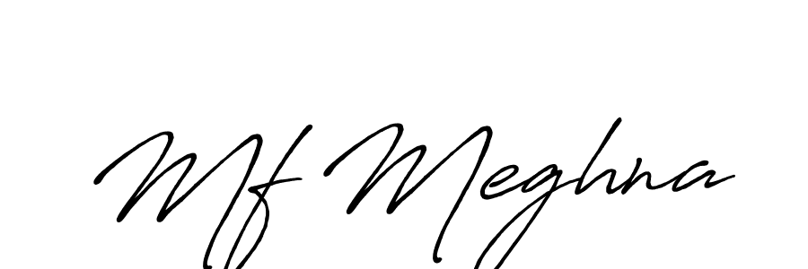 You should practise on your own different ways (Antro_Vectra_Bolder) to write your name (Mf Meghna) in signature. don't let someone else do it for you. Mf Meghna signature style 7 images and pictures png