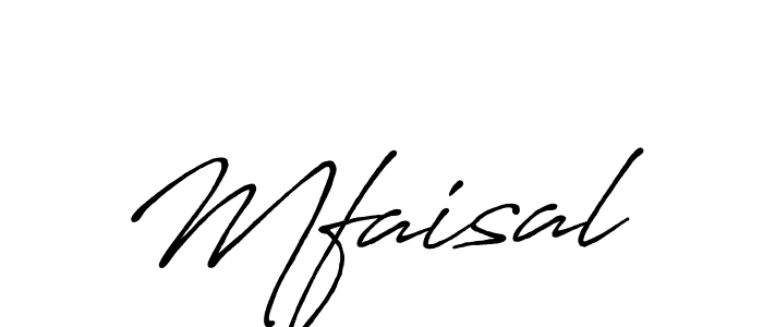 Similarly Antro_Vectra_Bolder is the best handwritten signature design. Signature creator online .You can use it as an online autograph creator for name Mfaisal. Mfaisal signature style 7 images and pictures png