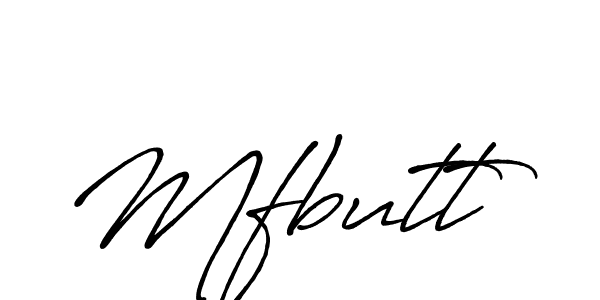 Make a beautiful signature design for name Mfbutt. With this signature (Antro_Vectra_Bolder) style, you can create a handwritten signature for free. Mfbutt signature style 7 images and pictures png