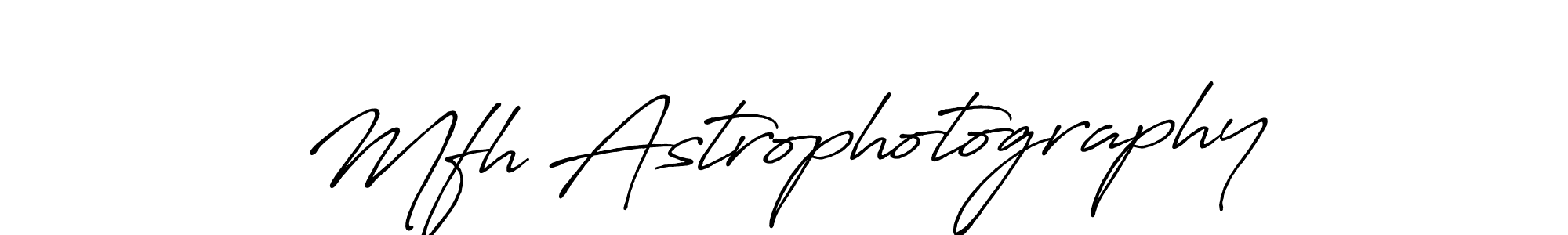 How to make Mfh Astrophotography signature? Antro_Vectra_Bolder is a professional autograph style. Create handwritten signature for Mfh Astrophotography name. Mfh Astrophotography signature style 7 images and pictures png