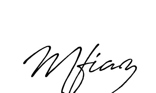 Mfiaz stylish signature style. Best Handwritten Sign (Antro_Vectra_Bolder) for my name. Handwritten Signature Collection Ideas for my name Mfiaz. Mfiaz signature style 7 images and pictures png