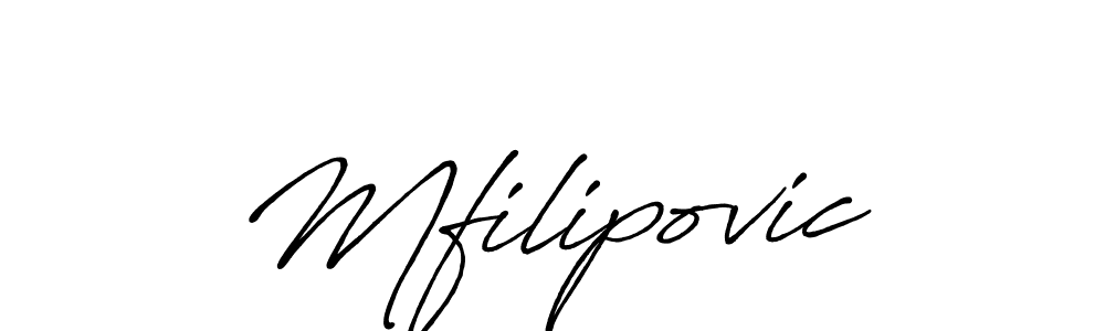 Best and Professional Signature Style for Mfilipovic. Antro_Vectra_Bolder Best Signature Style Collection. Mfilipovic signature style 7 images and pictures png