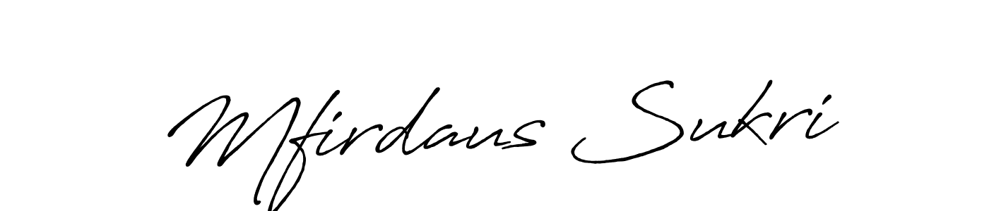 Make a beautiful signature design for name Mfirdaus Sukri. Use this online signature maker to create a handwritten signature for free. Mfirdaus Sukri signature style 7 images and pictures png