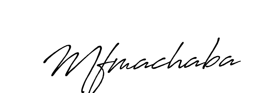 Also we have Mfmachaba name is the best signature style. Create professional handwritten signature collection using Antro_Vectra_Bolder autograph style. Mfmachaba signature style 7 images and pictures png