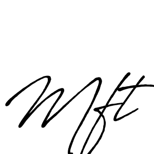 Also we have Mft name is the best signature style. Create professional handwritten signature collection using Antro_Vectra_Bolder autograph style. Mft signature style 7 images and pictures png