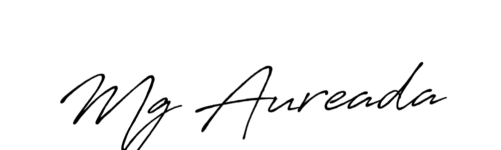 Use a signature maker to create a handwritten signature online. With this signature software, you can design (Antro_Vectra_Bolder) your own signature for name Mg Aureada. Mg Aureada signature style 7 images and pictures png