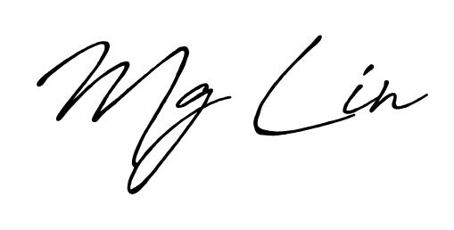 Create a personalized artistic stamp with Mg Lin in Antro_Vectra_Bolder font. Perfect for visual artists, designers, and influencers. Mg Lin signature style 7 images and pictures png
