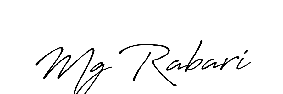 It looks lik you need a new signature style for name Mg Rabari. Design unique handwritten (Antro_Vectra_Bolder) signature with our free signature maker in just a few clicks. Mg Rabari signature style 7 images and pictures png