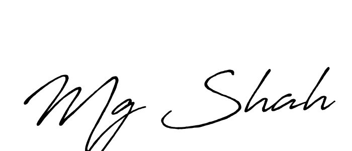 Also You can easily find your signature by using the search form. We will create Mg Shah name handwritten signature images for you free of cost using Antro_Vectra_Bolder sign style. Mg Shah signature style 7 images and pictures png