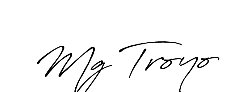 Similarly Antro_Vectra_Bolder is the best handwritten signature design. Signature creator online .You can use it as an online autograph creator for name Mg Troyo. Mg Troyo signature style 7 images and pictures png