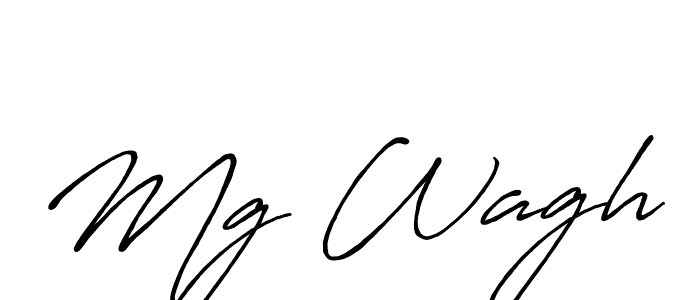 The best way (Antro_Vectra_Bolder) to make a short signature is to pick only two or three words in your name. The name Mg Wagh include a total of six letters. For converting this name. Mg Wagh signature style 7 images and pictures png