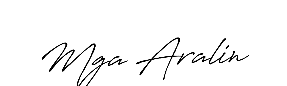 Make a beautiful signature design for name Mga Aralin. Use this online signature maker to create a handwritten signature for free. Mga Aralin signature style 7 images and pictures png