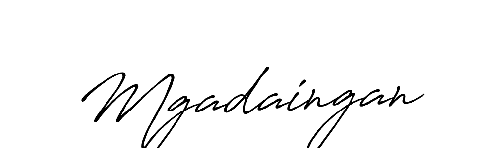 Design your own signature with our free online signature maker. With this signature software, you can create a handwritten (Antro_Vectra_Bolder) signature for name Mgadaingan. Mgadaingan signature style 7 images and pictures png