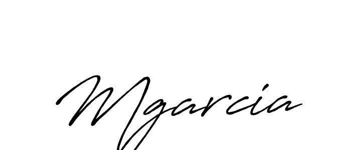 Create a beautiful signature design for name Mgarcia. With this signature (Antro_Vectra_Bolder) fonts, you can make a handwritten signature for free. Mgarcia signature style 7 images and pictures png