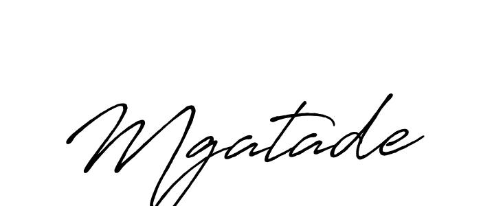 Design your own signature with our free online signature maker. With this signature software, you can create a handwritten (Antro_Vectra_Bolder) signature for name Mgatade. Mgatade signature style 7 images and pictures png