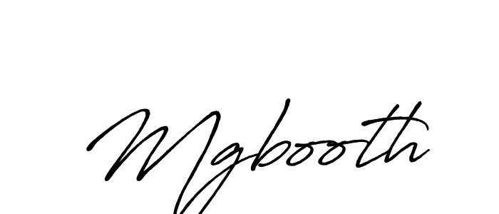 Make a beautiful signature design for name Mgbooth. With this signature (Antro_Vectra_Bolder) style, you can create a handwritten signature for free. Mgbooth signature style 7 images and pictures png