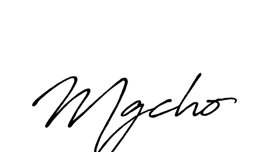 How to make Mgcho name signature. Use Antro_Vectra_Bolder style for creating short signs online. This is the latest handwritten sign. Mgcho signature style 7 images and pictures png