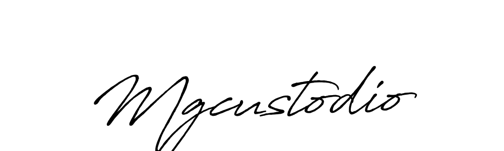 Mgcustodio stylish signature style. Best Handwritten Sign (Antro_Vectra_Bolder) for my name. Handwritten Signature Collection Ideas for my name Mgcustodio. Mgcustodio signature style 7 images and pictures png