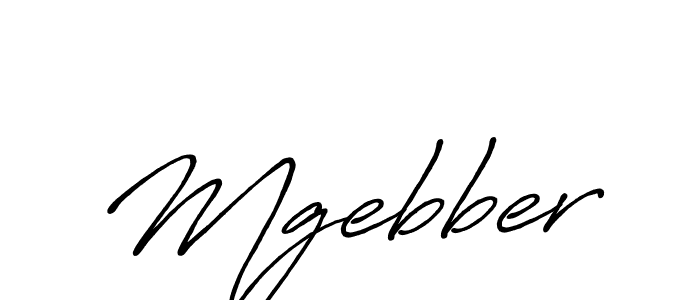 Similarly Antro_Vectra_Bolder is the best handwritten signature design. Signature creator online .You can use it as an online autograph creator for name Mgebber. Mgebber signature style 7 images and pictures png