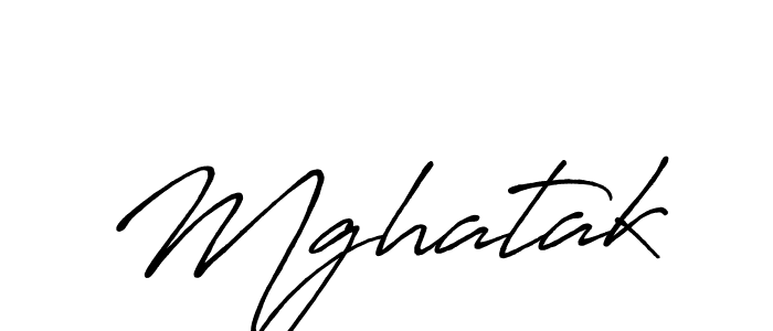 Make a beautiful signature design for name Mghatak. With this signature (Antro_Vectra_Bolder) style, you can create a handwritten signature for free. Mghatak signature style 7 images and pictures png