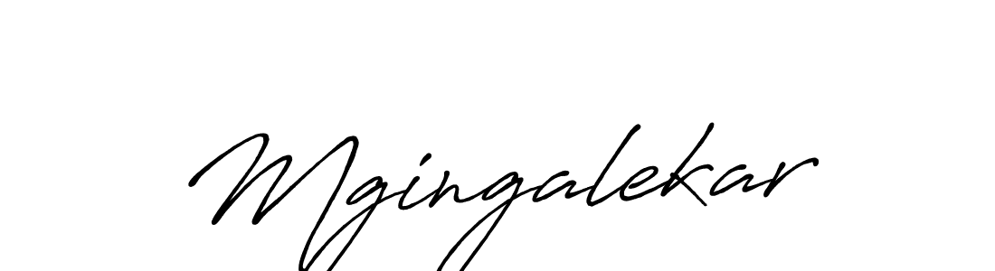 Also we have Mgingalekar name is the best signature style. Create professional handwritten signature collection using Antro_Vectra_Bolder autograph style. Mgingalekar signature style 7 images and pictures png