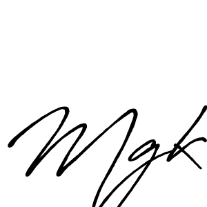 How to make Mgk signature? Antro_Vectra_Bolder is a professional autograph style. Create handwritten signature for Mgk name. Mgk signature style 7 images and pictures png